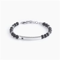 Bracciale Mabina Uomo in Argento Agata 533691 - 533691